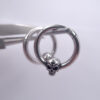 Circle Of Life Skull-shaped Ear Charm For Ear Tunnels Alternative Earrings