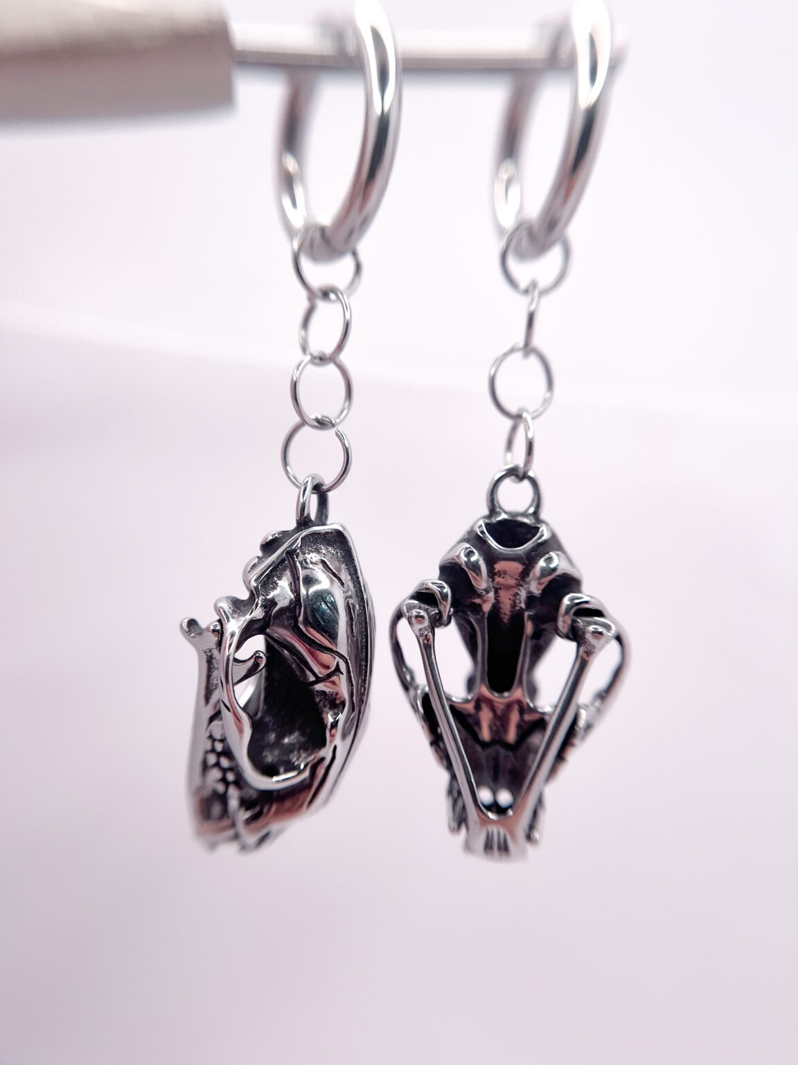 Tiger Skull Gothic Ear Tunnel Charms