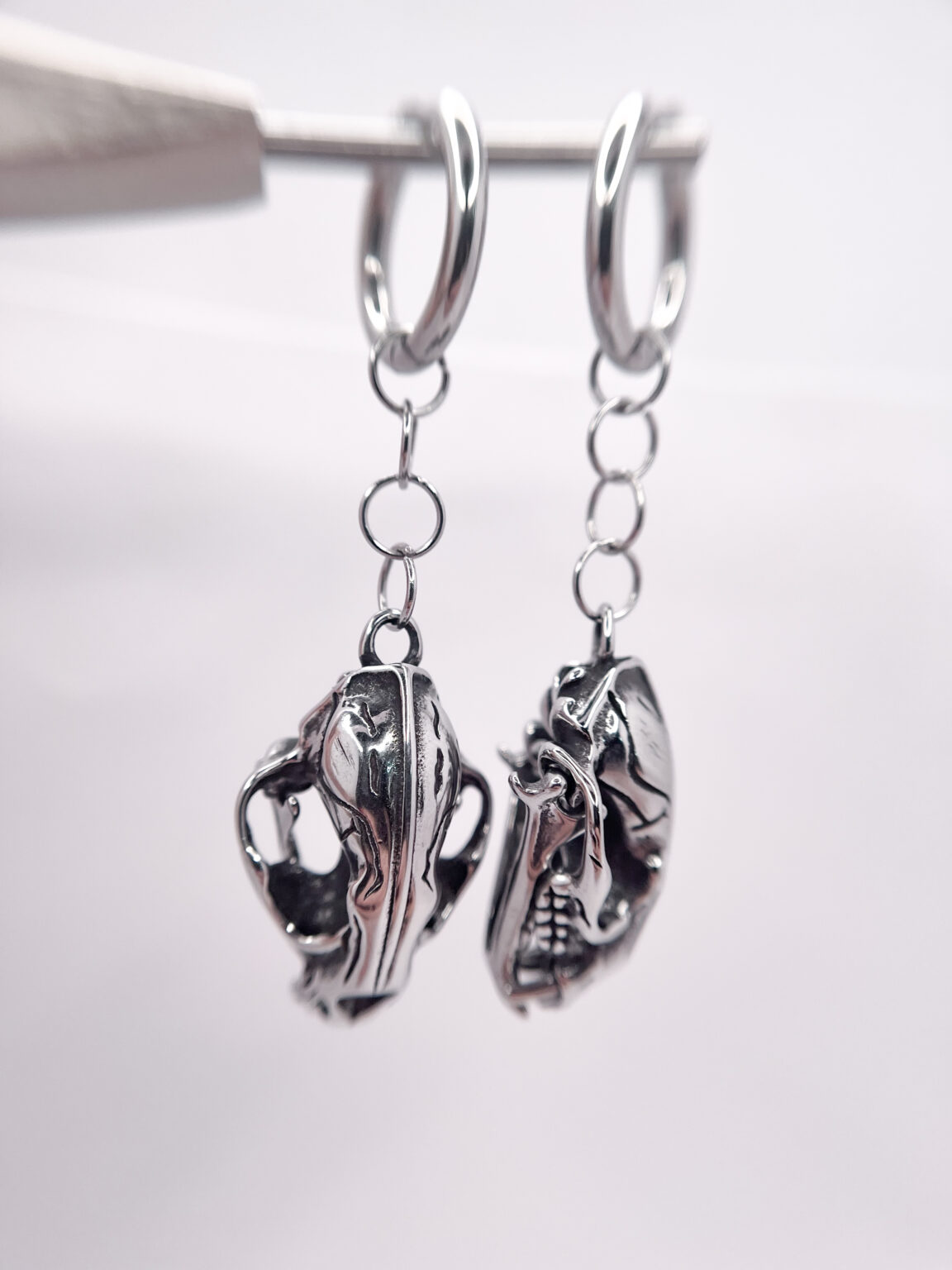 Tigress Charm Ear Tunnel Charm Earrings
